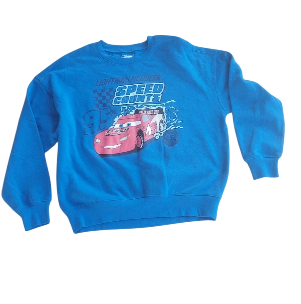 Disney Pixar Cars Women's Sweatshirt Lightenin McQueen M